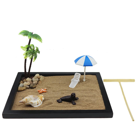 Japanese Zen Sand Garden
