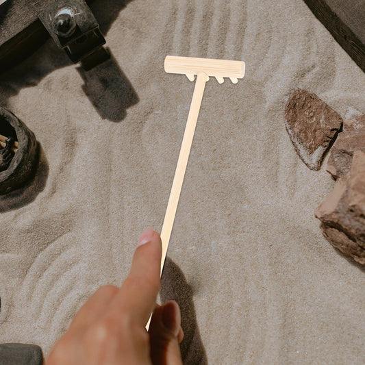2PCS Mini Zen Garden Rake Tools Kit