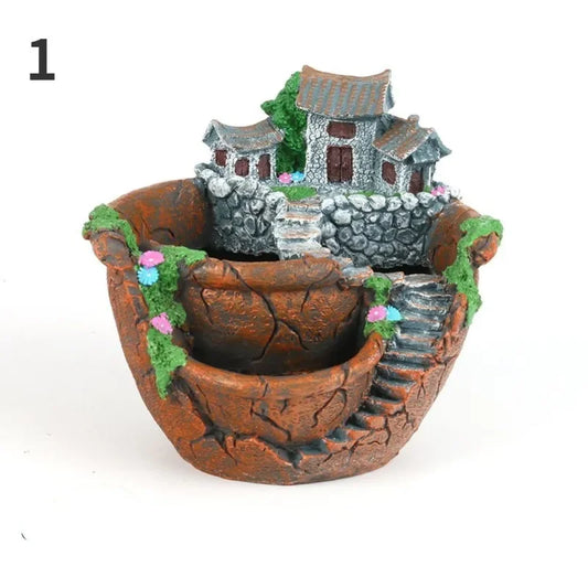 Resin Succulent Planter
