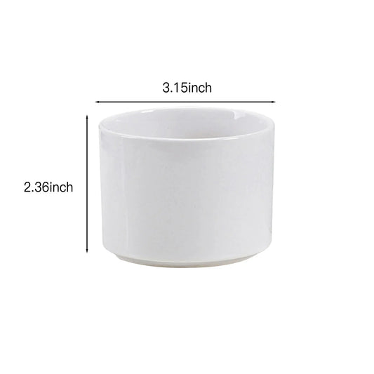 Ceramic Planter Pot with Bamboo Tray