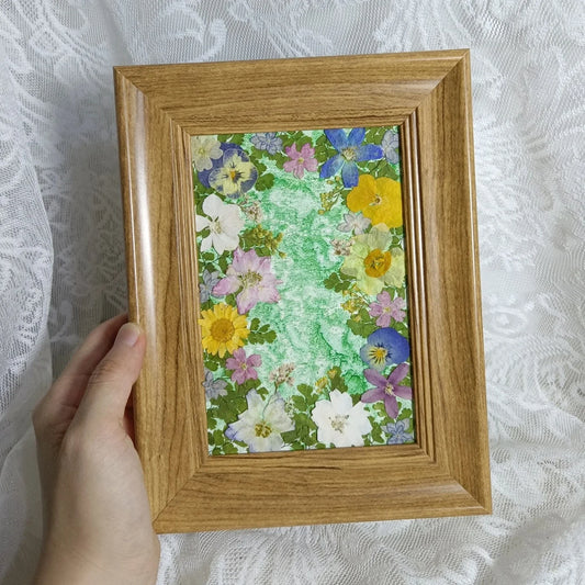 0058 Pressed Flower Envelope Art