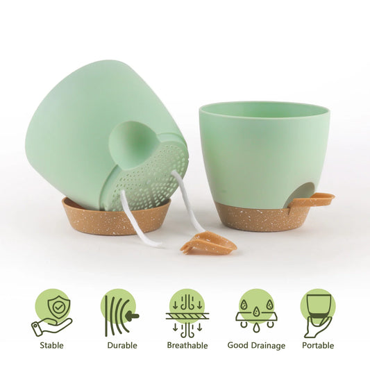 5pcs Self-Watering Planters (5–7in)