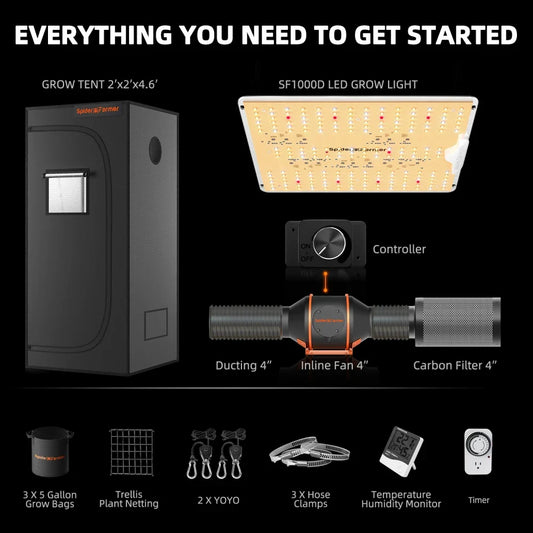 Spider Farmer SF1000D Grow Light Kit
