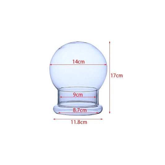 Multi-Sizes Glass Dome Vase with Airhole