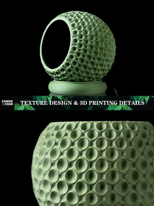 Modern Minimalist 3D Printed Plant Pot