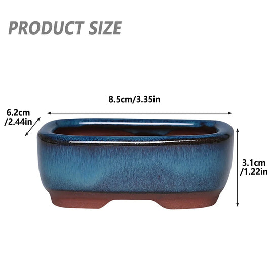 Mini Chinese Style Ceramic Bonsai Pots