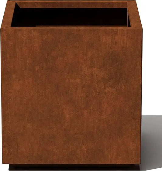 Veradek Corten Steel Series Cube Planter