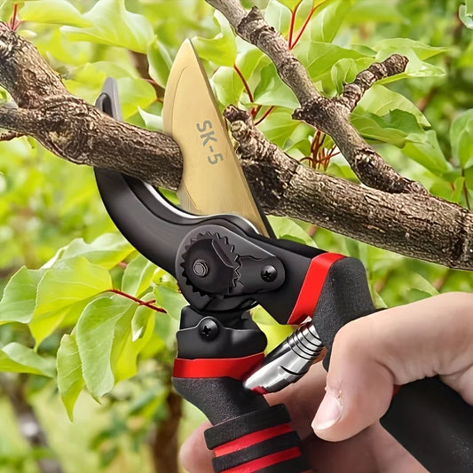 Professional Titanium Alloy Bypass Pruning Shears (T13)