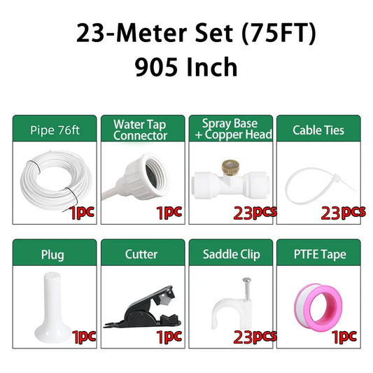 Garden Irrigation Atomization Kit