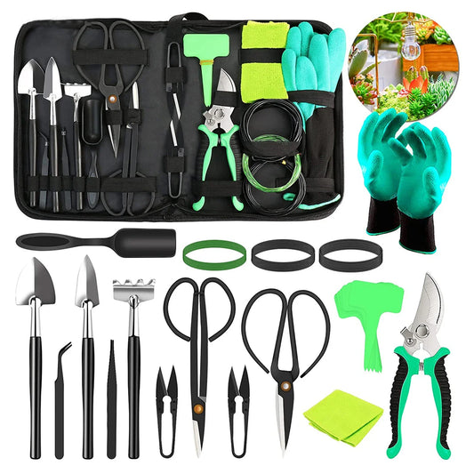 24-Piece Bonsai Tree Tool Set