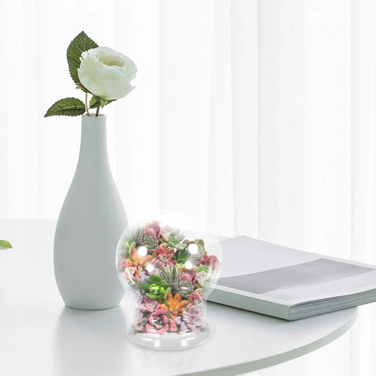 3PCS Glass Terrarium with Dome