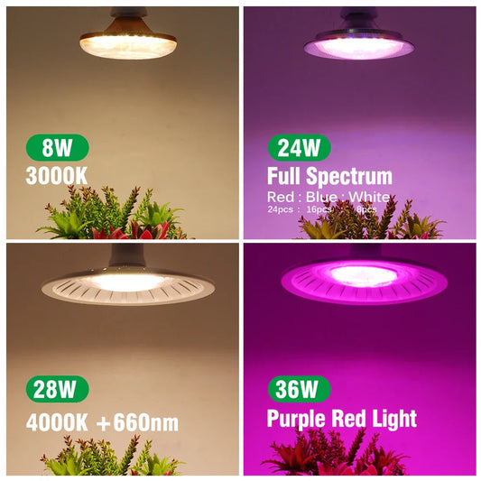 E27 COB LED Grow Light