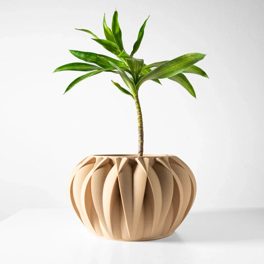 Modern Minimalist 3D Printed Plant Pot