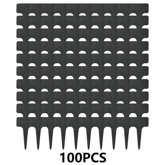 100Pcs T-Shape Plastic Plant Tags