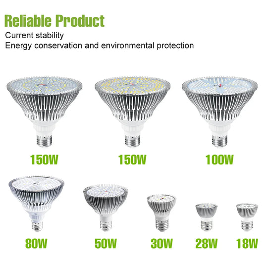 150W E27 LED Plant Grow Light Bulb
