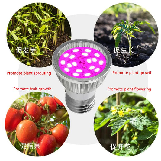 18LED / 28LED Red COB Plant Grow Light