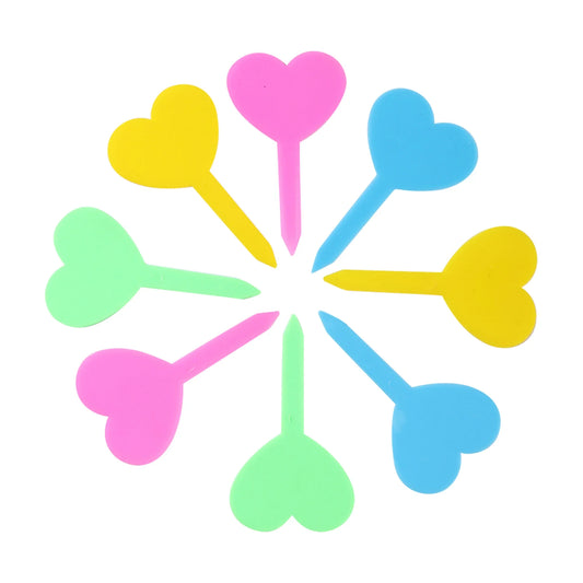 50pcs Heart-Shaped Plant Labels
