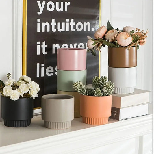 Mini Ceramic Flowerpot