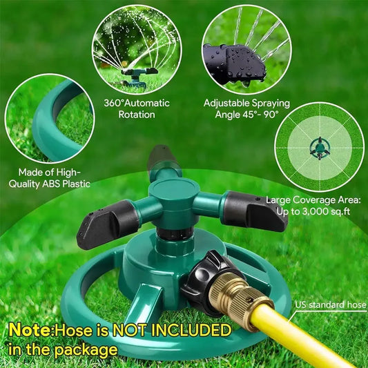3-Nozzle Garden Sprinkler