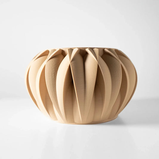 Modern Minimalist 3D Printed Plant Pot