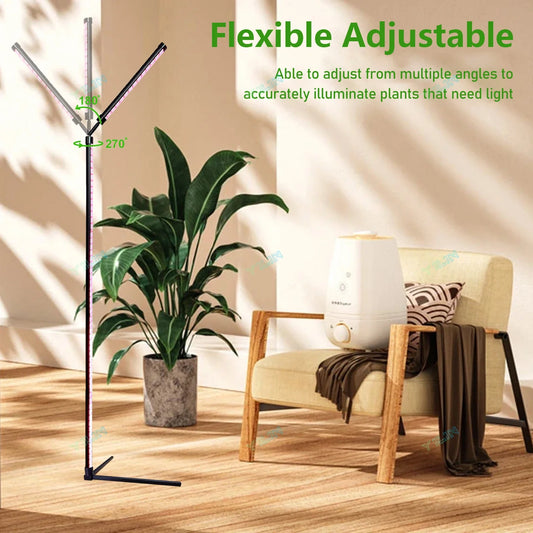 168cm Height Adjustable LED Plant Grow Floor Lamp