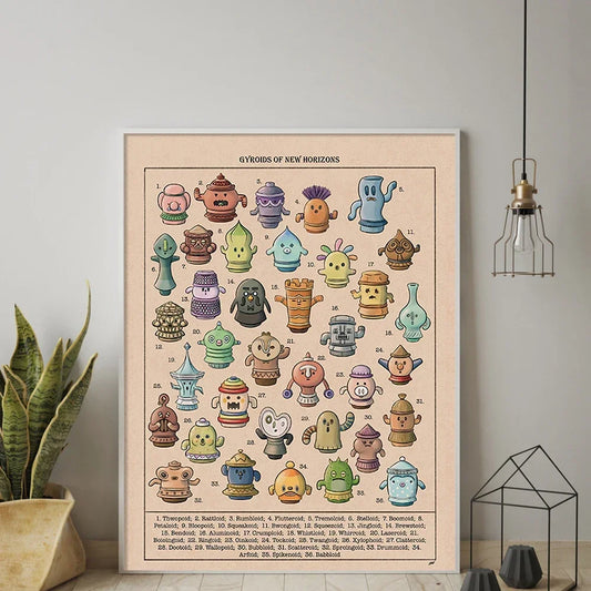 Animal Crossing: New Horizons Botanical Poster