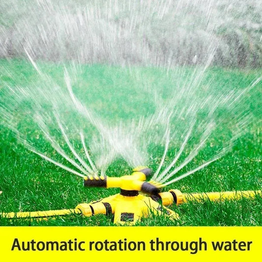 360° Automatic Rotating Three-Way Sprinkler Head