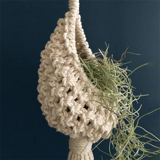 Handmade Macrame Air Planter