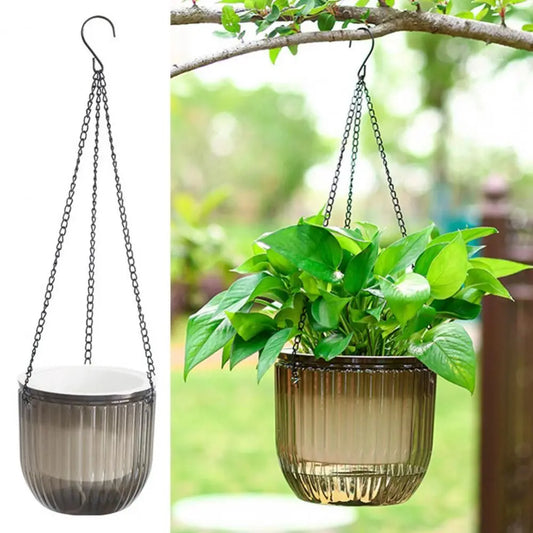 Garden Decoration Self-Watering Hanging Flower Pot