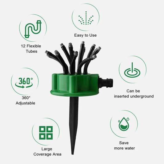 360° Automatic Garden Sprinkler